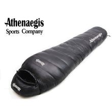 Load image into Gallery viewer, Athenaegis White Goose Down 3000G Filling Can Be Spliced Adult Winter Sleeping Bag Sac De Couchage Slaapzak Lazy Bag