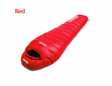 Load image into Gallery viewer, Athenaegis White Goose Down 3000G Filling Can Be Spliced Adult Winter Sleeping Bag Sac De Couchage Slaapzak Lazy Bag