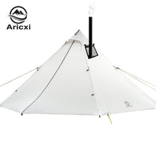 Load image into Gallery viewer, 3-4 Person Ultralight Outdoor Camping Teepee 20D Silnylon Pyramid Tent Large Rodless Tent Backpacking Hiking Tents