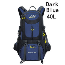 Load image into Gallery viewer, 40L 50L 60L Outdoor Waterproof Bags Backpack Men Mountain Climbing Sports Rucksack Hiking Bagpacks Women Bag Camping Travel Bag