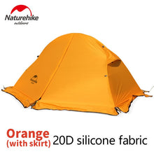 Load image into Gallery viewer, NatureHike Silicone Portable Ultralight Tent Waterproof 4000+ tents Double Layer Outdoor Camping Travel Tent NH Camping Tents