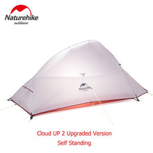 Load image into Gallery viewer, Naturehike Cloud Up Series 1 2 3 Person Camping Tent Outdoor Ultralight Camp Equipment Gear