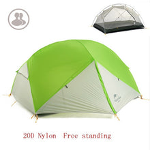 Load image into Gallery viewer, Naturehike 3 Season Mongar Camping Tent 20D Nylon Fabic Double Layer Waterproof Tent for 2 Persons NH17T007-M