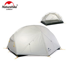Load image into Gallery viewer, Naturehike 3 Season Mongar Camping Tent 20D Nylon Fabic Double Layer Waterproof Tent for 2 Persons NH17T007-M