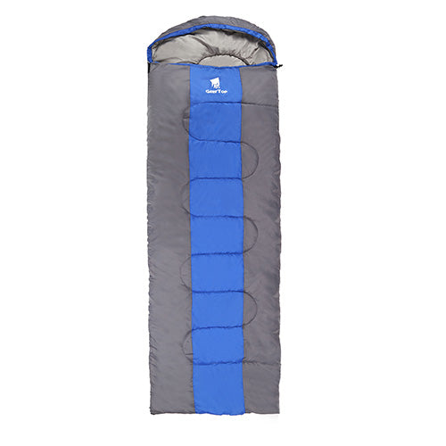 GeerTop Ultralight Camping Sleeping Bag Down Filled Waterproof Fluff Sleeping Bags with Compression Bag Winter Tourism for Adult
