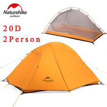 Load image into Gallery viewer, NatureHike Silicone Portable Ultralight Tent Waterproof 4000+ tents Double Layer Outdoor Camping Travel Tent NH Camping Tents
