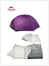 Load image into Gallery viewer, Naturehike factory sell Mongar 2 Camping Tent Double Layers 2 Person Waterproof Ultralight Dome Tent DHL free shipping
