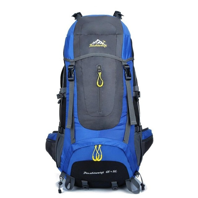 Professional 70L Large Mountaineering Backpack Waterproof Nylon Outdoor Travel Bags Camping Hiking Climbing Bagpack HAB022