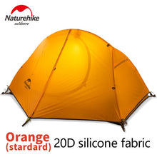 Load image into Gallery viewer, NatureHike Silicone Portable Ultralight Tent Waterproof 4000+ tents Double Layer Outdoor Camping Travel Tent NH Camping Tents
