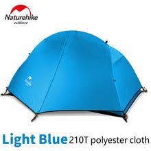 Load image into Gallery viewer, NatureHike Silicone Portable Ultralight Tent Waterproof 4000+ tents Double Layer Outdoor Camping Travel Tent NH Camping Tents
