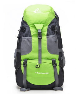 Limited Hot 50L Large Waterproof Climbing Hiking Backpack Rain Cover Bag Camping Mountaineering Backpack Sports Outdoor Bike Bag