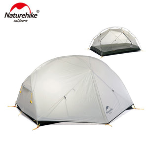 Naturehike 3 Season  Mongar  Camping Tent 20D Nylon Fabic Double Layer Waterproof Tent for 2 Persons NH17T007-M